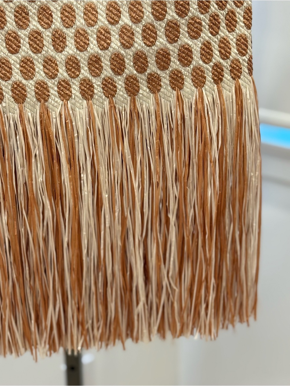 Sara Roka Raffia Fringe Skirt - Picture 4 of 8